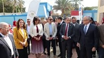 محافظ الجيزة يفتتح مبنى الإعدادي بمدرسة شهداء نزلة الشوبك الإعدادية بالبدرشين