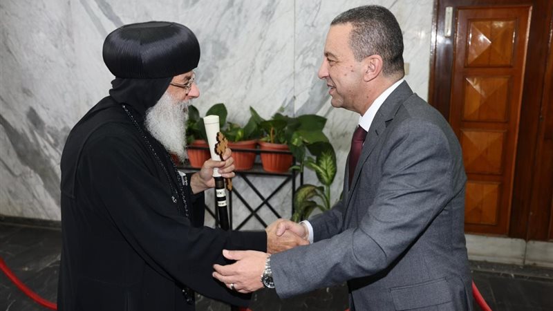 محافظ المنوفي يستقبل