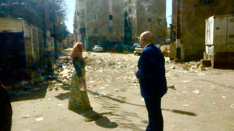 انزعاج محافظ الفيوم