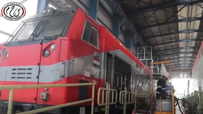 صيانة قطارات السكك