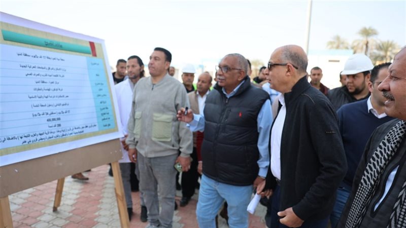 محافظ المنيا يتفقد