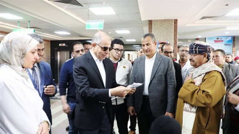 محافظ المنيا يتفقد