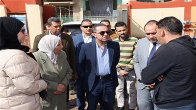 محافظ المنوفية يتفقد مستشفي  الباجور التخصصي و مدرسة سنجلف الحديثة للتعليم الأساسي