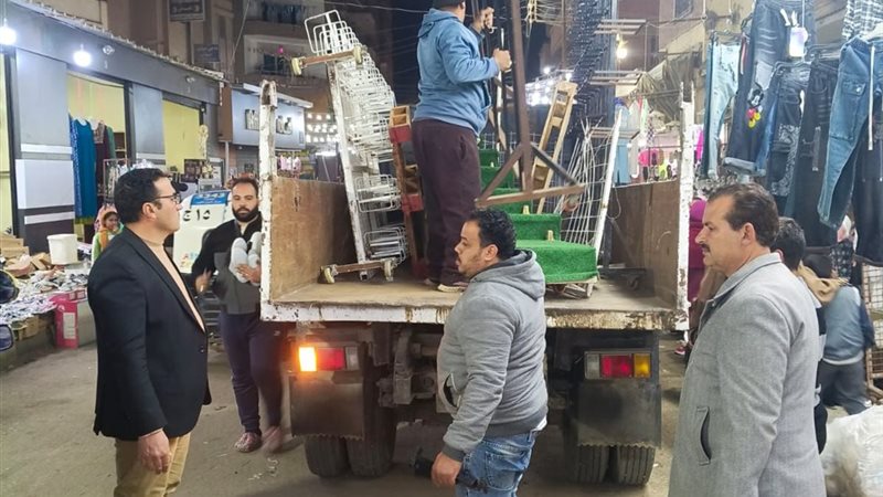 رفع اشغالات حى غرب