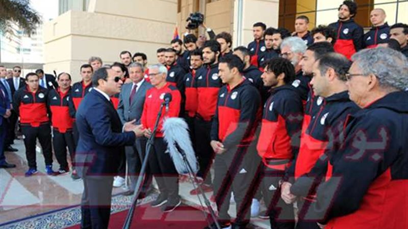 ماذا قال السيسي لبعثة