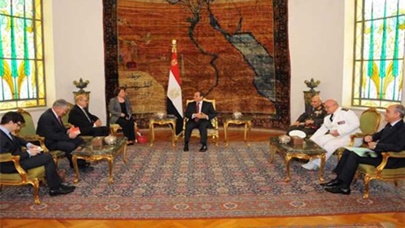 الرئيس السيسي يستقبل