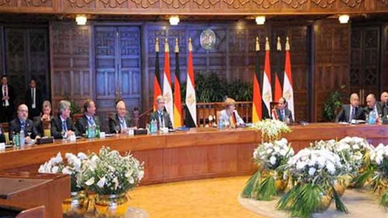 الرئيس والمستشارة