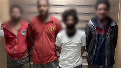 ضبط 4 عاطلين لظهورهم في فيديو تعاطي مواد مخدرة بالعجوزة