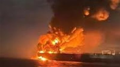 الحرس الثوري الإيراني: ناقلة الوقود «أثينا - نوفا» التابعة لأمريكا لا تزال مشتعلة