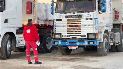 زاد العزة 148.. الهلال الأحمر يدفع بـ85 ألف سلة غذائية إلى غزة