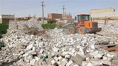  إزالة 1103 حالات تعدٍ على أملاك الدولة والأراضي الزراعية بالمنيا