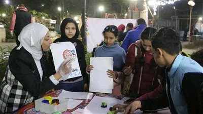  أجواء رمضانية مبهجة في رابع ليالي رمضان بالحديقة الثقافية 