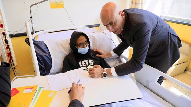 جانب من الزيارة 