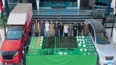 ضبط عناصر إجرامية مسلحة وبحوزتهم مواد وأقراص مخدرة بـ77 مليون جنيه