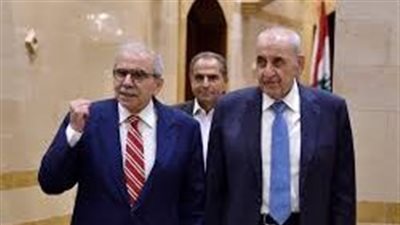 نبيه بري يجتمع مع رئيس مجلس الوزراء اللبناني