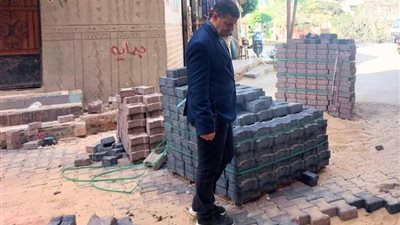 متابعة ميدانية مكثفة لتنفيذ مشروعات الخطة الاستثمارية بقطاع الرصف والتطوير في المنوفية