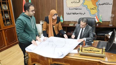محافظ المنوفية يعتمد خرائط تحديث المخطط الاستراتيجي لمدن شبين الكوم وقويسنا وأشمون وبركة السبع