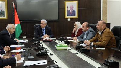 وزير الصحة الفلسطينى يبحث مع اتحاد شركات التأمين تعزيز التعاون المشترك