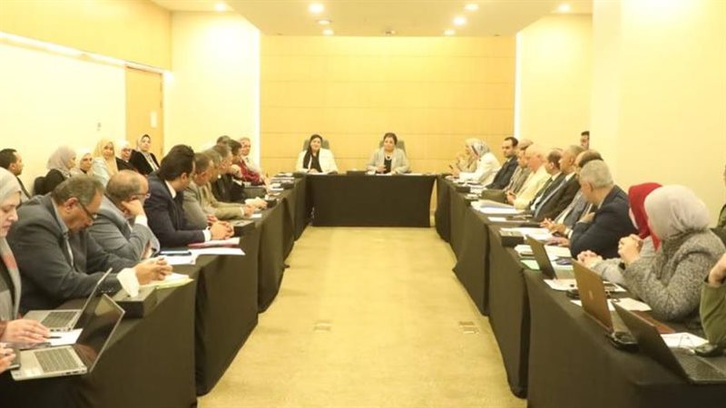 اجتماع نائبة وزير