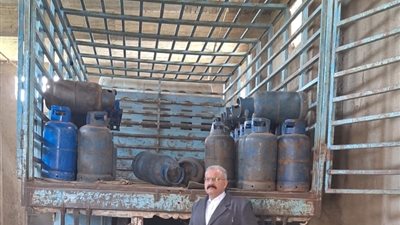 إحباط تهريب 750 أسطوانة بوتاجاز مدعمة للسوق السوداء فى الغربية
