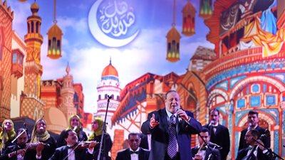 الفنان احمد الكحلاوي يصدح بالمديح النبوي فى الليلة السابعة لـ