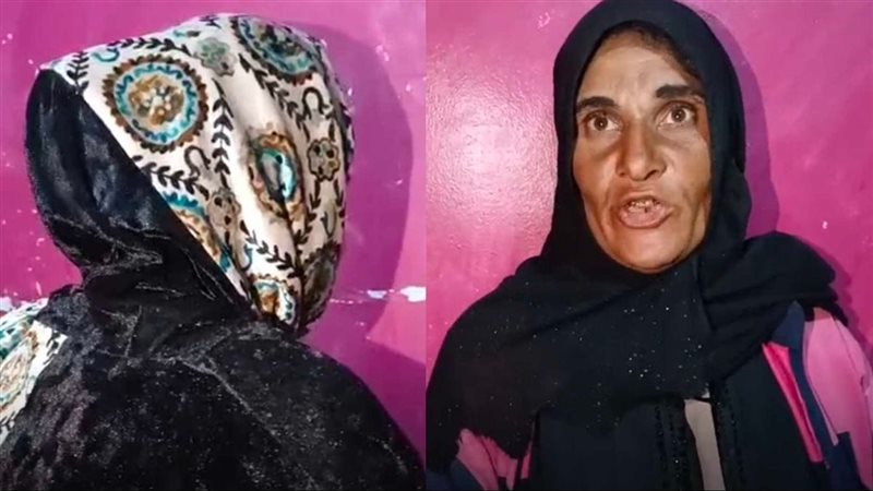 الضحية ووالدتها 