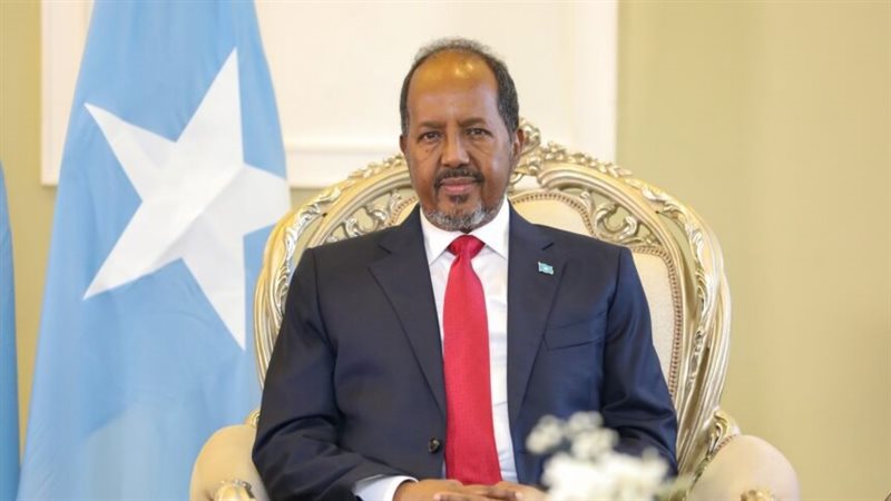 الرئيس الصومالي حسن