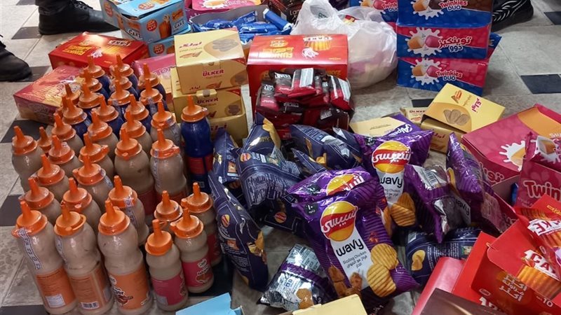 جانب من المضبوطات