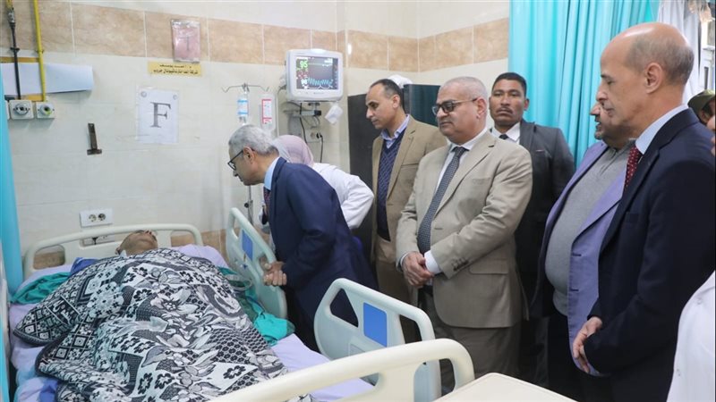 محافظ بنى سويف يطمئن