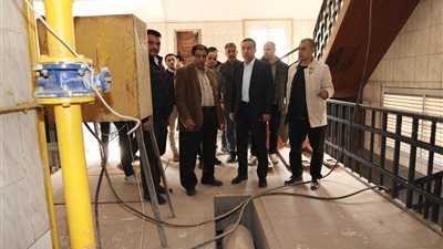 محافظ المنوفية في جولة ميدانية بقويسنا ويتفقد محطة معالجة 