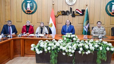 محافظ المنوفية يتابع تسليم مشروعات حياة كريمة بقرى أشمون لتحسين الخدمات