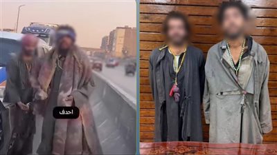 القبض على المتهمين بإلقاء الحجارة على السيارات بالطريق الزراعى بشبرا الخيمة