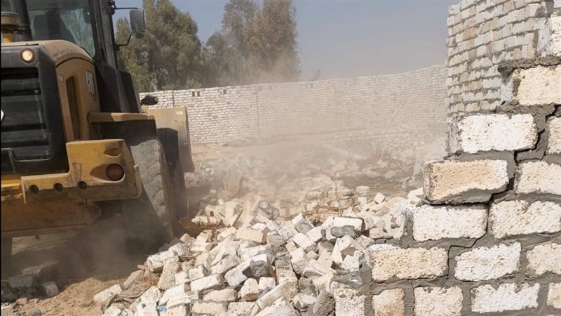 جانب من تنفيذ الإزالات