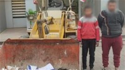 ضبط طفل يقود 