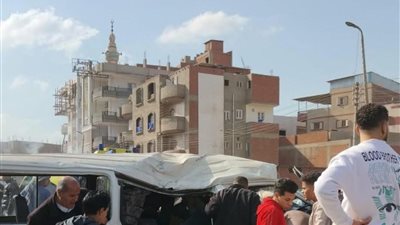 إصابة 5 فى انقلاب ميكروباص على طريق المحلة المنصورة بالغربية