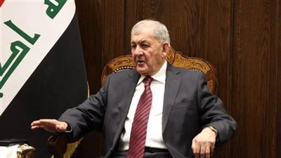 الرئيس العراقي يؤكد ضرورة تكثيف الجهود الدولية لاحتواء الأوضاع في المنطقة