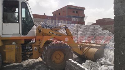 تنفيذ 10 قرارات إزالة للتعديات على أملاك الدولة والأراضي الزراعية بكفر الشيخ