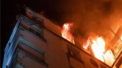 تفاصيل مصرع 3 أطفال فى حريق هائل بمنزل معرش بشبين القناطر 