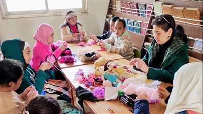 ورش للفن التشكيلي ضمن مبادرة «رمضان يجمعنا» بكفر الشيخ
