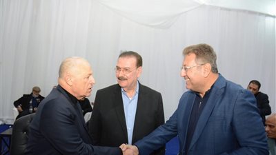 أبوريدة يدلي بصوته في انتخابات نقابة المهندسين