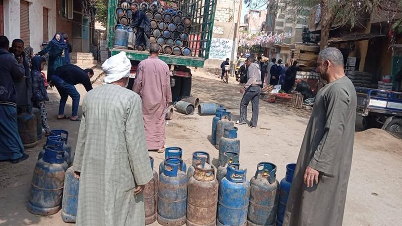 توزيع أسطوانات البوتاجاز