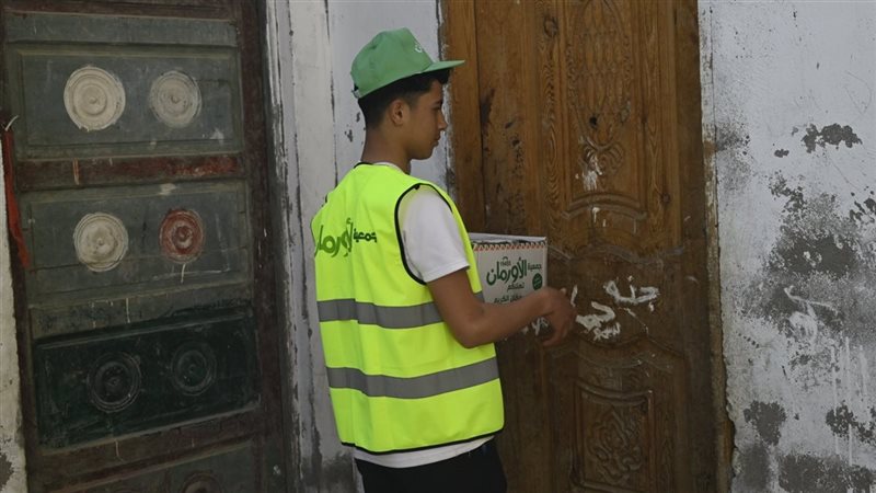 توزيع كراتين السلع