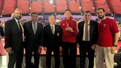 4 ميداليات متنوعة للفراعنة في الدوري العالمي للكاراتيه
