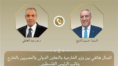 وزير الخارجية يبحث هاتفياً مع نائب الرئيس الفلسطيني تطورات الأوضاع في الأراضي المحتلة
