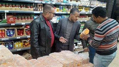 تموين المنيا: تحرير 206 مخالفات تموينية وضبط 200 كجم فراخ فاسدة ونقص وزن في دقيق