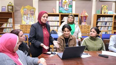 مدير تعليم القاهرة تشهد ورشة عمل لطلاب اتحاد العاصمة 