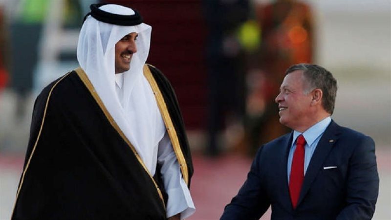 العاهل الأردني يصل