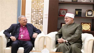مفتي الجمهورية يستقبل رئيس الطائفة الإنجيلية مهنئًا بعيد الفطر ويؤكد وحدة المصريين