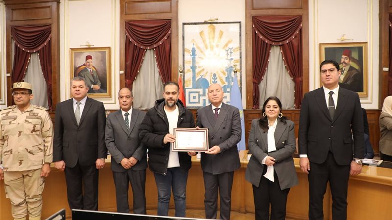 جانب من التكريم 