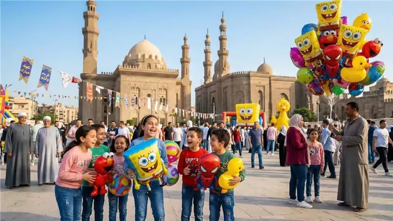 فرحة العيد في رحاب